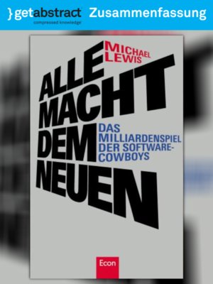 cover image of Alle Macht dem Neuen (Zusammenfassung)